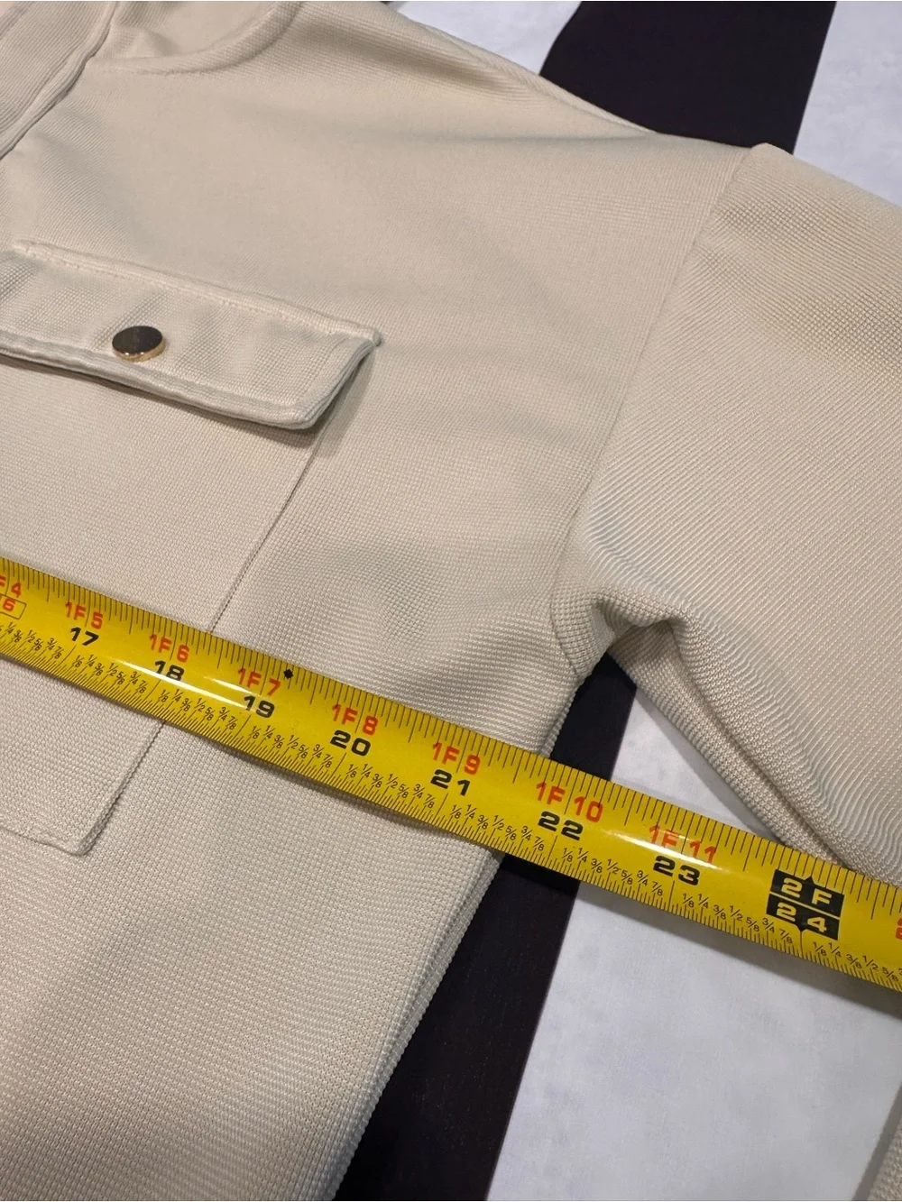 Mango Beige Hooded Sweatshirt with Front Flap Pockets - Picture 2 of 5